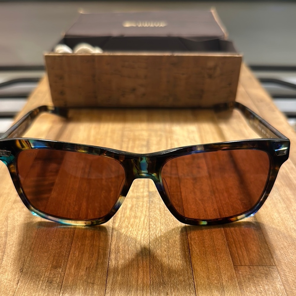 Costa Multicolor Tortoise Frame Sunglasses with Brown Lenses
